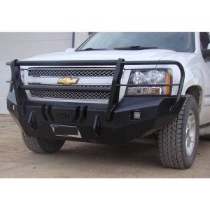 Throttle Down Kustoms - Throttle Down Kustoms BGRIL0713CH1500HD Front Bumper with Grille Guard for Chevy Silverado 1500HD 2007-2013 - Image 3