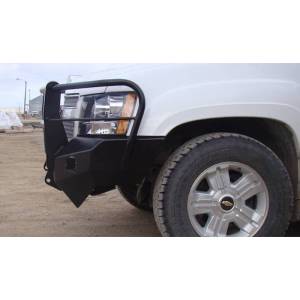 Throttle Down Kustoms - Throttle Down Kustoms BGRIL0713CH1500HD Front Bumper with Grille Guard for Chevy Silverado 1500HD 2007-2013 - Image 4
