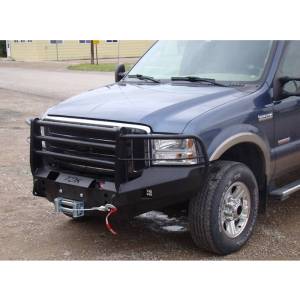 Throttle Down Kustoms - Throttle Down Kustoms BGRIL9298F Front Bumper with Grille Guard for Ford F250/F350 1992-1998 - Image 2
