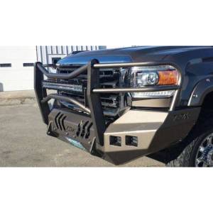 Throttle Down Kustoms - Throttle Down Kustoms BGRMA1415GM1500 Front Bumper with Mayhem Guard for GMC Sierra 1500 2014-2015 - Image 2