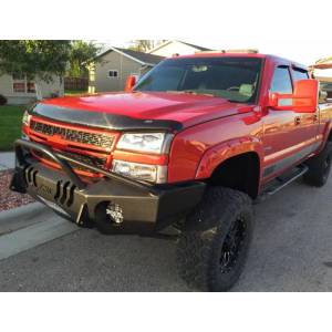 Throttle Down Kustoms - Throttle Down Kustoms BPRE0306CH Front Bumper with Pre-Runner Guard for Chevy Silverado 1500/2500HD/3500 2003-2006 - Image 2