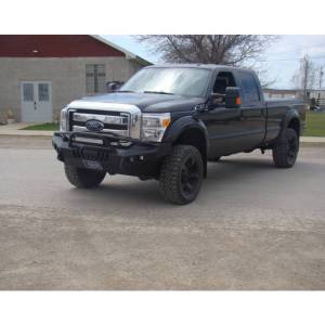 Throttle Down Kustoms - Throttle Down Kustoms BPRE1116F Front Bumper with Pre-Runner Guard for Ford F250/F350/F450/F550 2011-2016 - Image 2