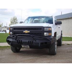 Throttle Down Kustoms - Throttle Down Kustoms BPRE1415CH1500 Front Bumper with Pre-Runner Guard for Chevy Silverado 1500 2014-2015 - Image 2