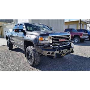 Throttle Down Kustoms - Throttle Down Kustoms BPRE1517GM Front Bumper with Pre-Runner Guard for GMC Sierra 2500HD/3500 2015-2018 - Image 2