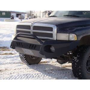 Throttle Down Kustoms - Throttle Down Kustoms BPUSH9402D Front Bumper with Push Bar for Dodge Ram 1500/2500/3500 1994-2002 - Image 2