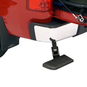 AMP Research - AMP Research 75300-01A BedStep Flip Down Bumper Step for Chevy Silverado 1500 2007-2013 - Image 2