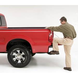 AMP Research - AMP Research 75303-01A BedStep Flip Down Bumper Step for Ford F350 1999-2016 - Image 3
