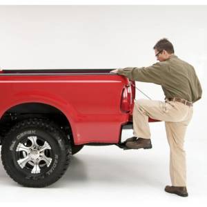 AMP Research - AMP Research 75303-01A BedStep Flip Down Bumper Step for Ford F450 1999-2016 - Image 3
