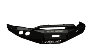 Road Armor - Road Armor 47014Z Front Stealth Winch Bumper with Round Light Holes + Pre-Runner Bar Dodge Ram 1500 1997-2001 *Raw Steel* - Image 2