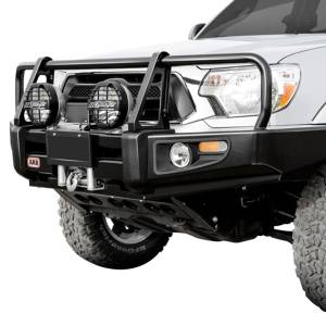 ARB 4x4 Accessories - ARB 3423130 Deluxe Winch Front Bumper with Bull Bar for Toyota Tacoma 2005-2011 - Image 1