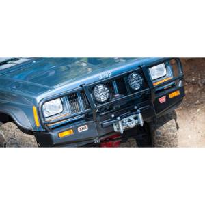 ARB 4x4 Accessories - ARB 3450010 Deluxe Winch Front Bumper for Jeep Cherokee 1985-1987 - Image 1