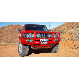 ARB 4x4 Accessories - ARB 3468010 Deluxe Winch Front Bumper with Flares for Hummer H3 2005-2009 - Image 2