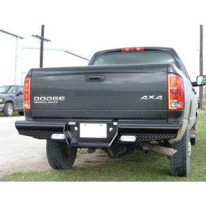Shop Bumpers By Vehicle - Ranch Hand - Ranch Hand BBD030BLL Legend 10" Drop Rear Bumper with Lighted for Dodge Ram 2500/3500 2003-2009