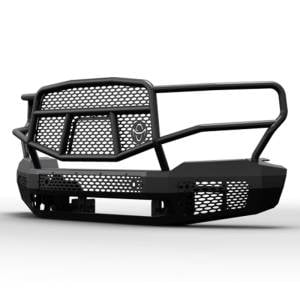 Ranch Hand - Ranch Hand MFC19HBM1 Midnight Front Bumper with Grille Guard for Chevy Silverado 1500 2019-2022 - Image 2