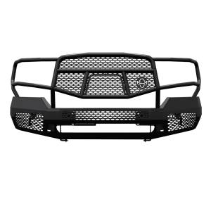 Shop Bumpers By Vehicle - GMC Sierra 1500 - Ranch Hand - Ranch Hand MFG19HBM1 Midnight Front Bumper with Grille Guard for GMC Sierra 1500 2019-2022