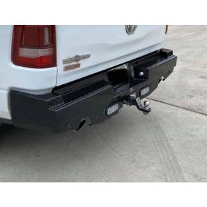 Ranch Hand - Ranch Hand SBD19HBLSLE Sport Rear Bumper with Sensor Plugs and Dual Exhaust for Dodge Ram 1500 2019-2022 - Image 5