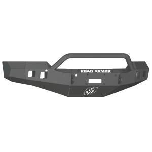 Road Armor - Road Armor 316R4B Stealth Winch Front Bumper with Pre-Runner Guard and Square Light Holes for Chevy Silverado 1500 2016-2018 - Image 1