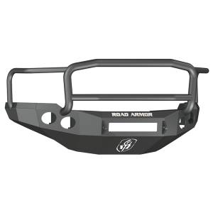Road Armor - Road Armor 38205B-NW Stealth Non-Winch Front Bumper with Lonestar Guard and Round Light Holes for Chevy Silverado 2500HD/3500 2011-2014 - Image 1