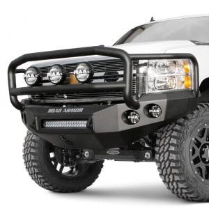 Road Armor - Road Armor 38205B-NW Stealth Non-Winch Front Bumper with Lonestar Guard and Round Light Holes for Chevy Silverado 2500HD/3500 2011-2014 - Image 2