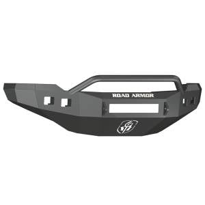 Road Armor - Road Armor 382R4B-NW Stealth Non-Winch Front Bumper with Pre-Runner Guard and Square Light Holes for Chevy Silverado 2500HD/3500 2011-2014 - Image 1