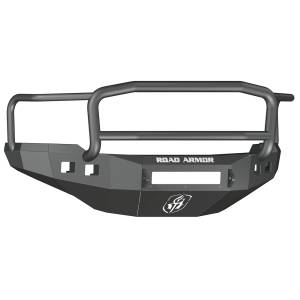Road Armor - Road Armor 382R5B-NW Stealth Non-Winch Front Bumper with Lonestar Guard and Square Light Holes for Chevy Silverado 2500HD/3500 2011-2014 - Image 1