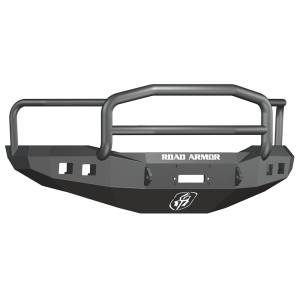 Road Armor Stealth - Dodge RAM 2500/3500 2006-2009  - Road Armor - Road Armor 406R5B Stealth Winch Front Bumper with Lonestar Guard and Square Light Holes for Dodge Ram 2500/3500/4500/5500 2006-2009