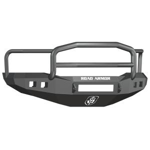 Road Armor 407R5B-NW Stealth Non-Winch Front Bumper with Lonestar Guard and Square Light Holes for Dodge Ram 1500 2006-2008