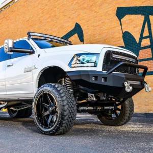 Road Armor - Road Armor 408R4B-NW Stealth Non-Winch Front Bumper with Pre-Runner Guard and Square Light Holes for Dodge Ram 2500/3500/4500/5500 2010-2018 - Image 3