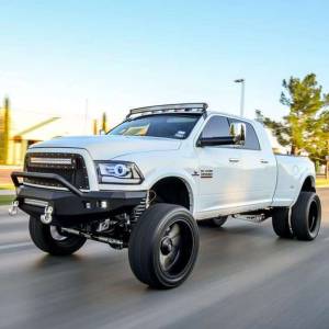 Road Armor - Road Armor 408R4B-NW Stealth Non-Winch Front Bumper with Pre-Runner Guard and Square Light Holes for Dodge Ram 2500/3500/4500/5500 2010-2018 - Image 4