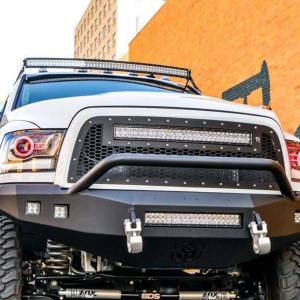 Road Armor - Road Armor 408R4B-NW Stealth Non-Winch Front Bumper with Pre-Runner Guard and Square Light Holes for Dodge Ram 2500/3500/4500/5500 2010-2018 - Image 5