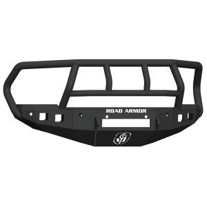 Road Armor 4162F2B-NW Stealth Non-Winch Front Bumper with Titan II Guard and Sensor Holes for Dodge Ram 2500/3500 2016-2018