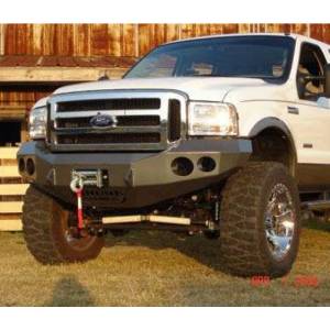 Road Armor - Road Armor 60500B Stealth Winch Front Bumper with Round Light Holes for Ford F250/F350/F450/Excursion 2005-2007 - Image 2