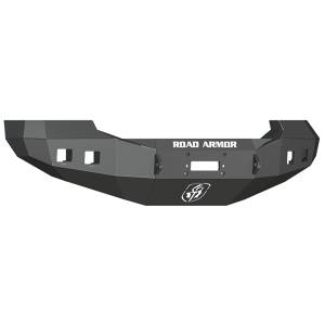 Road Armor 605R0B Stealth Winch Front Bumper with Square Light Holes for Ford F250/F350/F450/Excursion 2005-2007