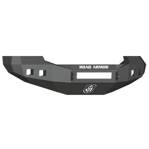 Road Armor 605R0B-NW Stealth Non-Winch Front Bumper with Square Light Holes for Ford F250/F350/F450/Excursion 2005-2007