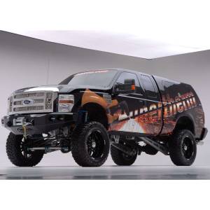 Road Armor - Road Armor 60800B Stealth Winch Front Bumper with Round Light Holes for Ford F250/F350/F450 2008-2010 - Image 2