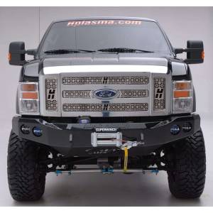 Road Armor - Road Armor 60800B Stealth Winch Front Bumper with Round Light Holes for Ford F250/F350/F450 2008-2010 - Image 3