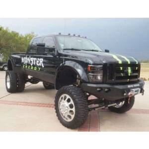 Road Armor - Road Armor 60800B Stealth Winch Front Bumper with Round Light Holes for Ford F250/F350/F450 2008-2010 - Image 4