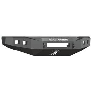 Road Armor 608R0B-NW Stealth Non-Winch Front Bumper with Square Light Holes for Ford F250/F350/F450 2008-2010