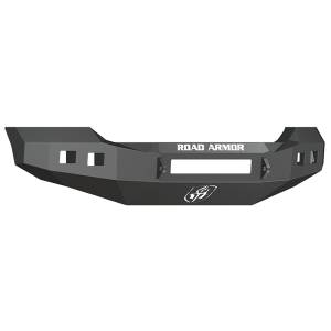 Road Armor 6114R0B-NW Stealth Non-Winch Front Bumper with Square Light Holes for Ford F450/F550 2011-2016