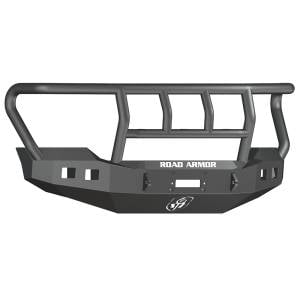 Road Armor - Road Armor 611R2B Stealth Winch Front Bumper with Titan II Guard and Square Light Holes for Ford F250/F350 2011-2016 - Image 1