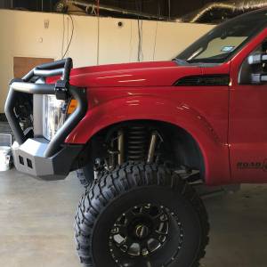 Road Armor - Road Armor 611R3B Stealth Winch Front Bumper with Intimidator Guard and Square Light Holes for Ford F250/F350 2011-2016 - Image 5