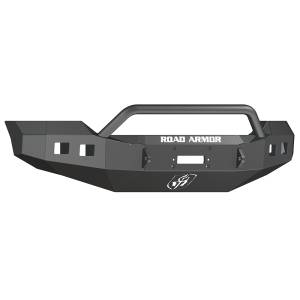 Road Armor - Road Armor 611R4B Stealth Winch Front Bumper with Pre-Runner Guard and Square Light Holes for Ford F250/F350 2011-2016 - Image 4