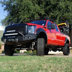 Road Armor - Road Armor 611R4B Stealth Winch Front Bumper with Pre-Runner Guard and Square Light Holes for Ford F250/F350 2011-2016 - Image 5