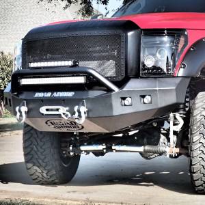 Road Armor - Road Armor 611R4B Stealth Winch Front Bumper with Pre-Runner Guard and Square Light Holes for Ford F250/F350 2011-2016 - Image 6