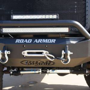 Road Armor - Road Armor 611R4Z Stealth Winch Front Bumper with Pre-Runner Guard and Square Light Holes for Ford F250/F350 2011-2016 - Image 6