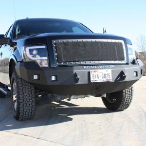 Road Armor - Road Armor 613R0B Stealth Winch Front Bumper with Square Light Holes for Ford F150 2009-2014 - Image 2