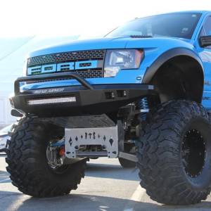 Road Armor - Road Armor 614R4B-NW Stealth Non-Winch Front Bumper with Pre-Runner Guard and Square Light Holes for Ford F150 Raptor 2010-2014 - Image 2