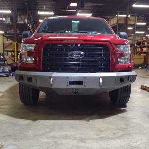 Road Armor - Road Armor 615R0B Stealth Winch Front Bumper with Square Light Holes for Ford F150 2015-2017 - Image 4