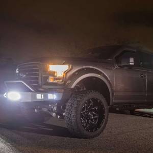 Road Armor - Road Armor 615R4B-NW Stealth Non-Winch Front Bumper with Pre-Runner Guard and Square Light Holes for Ford F150 2015-2017 - Image 3