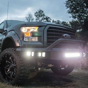 Road Armor - Road Armor 615R4B-NW Stealth Non-Winch Front Bumper with Pre-Runner Guard and Square Light Holes for Ford F150 2015-2017 - Image 4